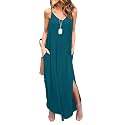 HUSKARY Women39s Summer Casual Sleeveless V Neck