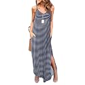 HUSKARY Women39s Summer Casual Sleeveless V Neck