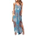 HUSKARY Women39s Summer Casual Sleeveless V Neck