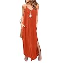 HUSKARY Women39s Summer Casual Sleeveless V Neck