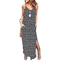 HUSKARY Women39s Summer Casual Sleeveless V Neck