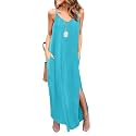 HUSKARY Women39s Summer Casual Sleeveless V Neck