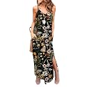 HUSKARY Women39s Summer Casual Sleeveless V Neck