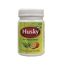 HUSKY 100% Natural Isabgol - Psyllium Husk Powder - 100gm| 2 Pack | Orange Flavour | Effectively Relieves Constipation | Fibre Supplement For Digestion