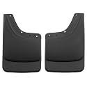 Husky Liners - Rear Mud Guards | 2002-2009 Dodge Ram 1500/2500/3500 w/Single Rear Wheels &amp; w/o OEM Fender Flares, Rear Set - Black, 2 Pc. | 57061
