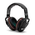 Husqvarna Professional Headband Hearing Protectors 25dB(A) NRR, Lightweight, Padded Headband, Clamshell Design, Black