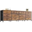 Huuger 70 Inch Long Dresser for Bedroom, TV Stand for 65, 75, 80 Inch TV