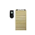 HUUM CORE6 6.5KW Series, Sauna Heater, Customizable Exterior with Control (Sauna Stones Included) (6.5kW Alder Wood - Black Stainless Steel Inlay, UKU WiFi - Black)