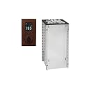 HUUM CORE6 6.5KW Series, Sauna Heater, Customizable Exterior with Control (Sauna Stones Included) (6.5kW Naked - Black Stainless Steel Inlay, UKU Local - Wood)