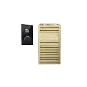 HUUM CORE6 6.5KW Series, Sauna Heater, Customizable Exterior with Control (Sauna Stones Included) (6.5kW Alder Wood - Stainless Steel Inlay, UKU WiFi - Glass)