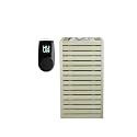HUUM CORE6 6.5KW Series, Sauna Heater, Customizable Exterior with Control (Sauna Stones Included) (6.5kW Apsen Wood - Stainless Steel Inlay, UKU WiFi - Black)