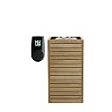 HUUM CORE6 6.5KW Series, Sauna Heater, Customizable Exterior with Control (Sauna Stones Included) (6.5kW Thermo-Aspen Wood - Black Stainless Steel Inlay, UKU WiFi - Black)
