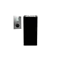 HUUM CORE6 6.5KW Series, Sauna Heater, Customizable Exterior with Control (Sauna Stones Included) (6.5k.W Black Stainless Steel, UKU WiFi - Mirror)