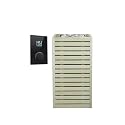 HUUM CORE6 6.5KW Series, Sauna Heater, Customizable Exterior with Control (Sauna Stones Included) (6.5kW Apsen Wood - Stainless Steel Inlay, UKU WiFi - Glass)