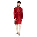 HUZUR Mens Silk 6 Loop Kurta Pajama