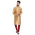HUZUR Mens Silk 6 Loop Kurta Pajama
