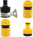 HVG TRADERS Garden Hose Pipe Fittings?4pcs/set Water Hose Connector Pressure Washer Adapter Tap Adapter