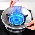 Gas Saver Burner Stand | Windproof Gas Stove Protector (SILVAR, 1)