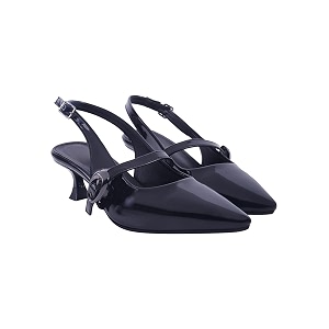 HVNLY By Shoetopia Elegant Patent Slingback with