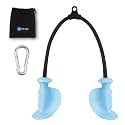 HXD-ERGO Tricep Rope with Ergonomic Handles, 36 Inch Tricep Pull Down Rope for Cable Machine, Pulley System, Triceps Rope Cable Attachment for Gym, Home