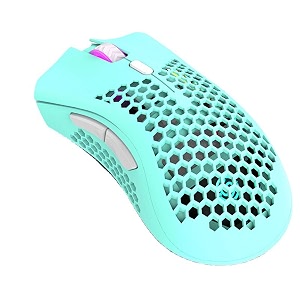 HXMJ Rechargeable Wireless Honeycomb Gaming MouseLightweight with
