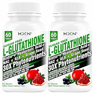 hxn glutathione tablets for skin whitening-120 tablet