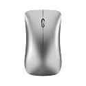 HXSJ Wireless Mouse - T23 Bluetooth 5.0 + 3.0 + 2.4GHz Three Modes 4 Keys 1600 DPI Ultra Slim Ergonomic Rechargeable Adjustable Silent Mouse (Black)