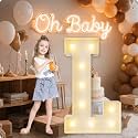 HXWEIYE Large Marquee Letter L, 3FT Battery Operated, Easy to Assemble