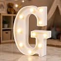 HXWEIYE Light Up Letters G, 8.58 Inch Battery Opearted, 10 LEDs