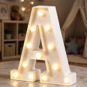 HXWEIYE Light Up Letters A, 8.58 Inch Battery Opearted, 12 LEDs