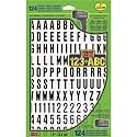 Hy-Ko Packaged Numbers &amp; Letters, DIY Address Number Stickers for Deliveries and Navigation, Self-Adhesive House Decals for Siding, Door, Mailboxes