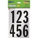 Hy-Ko Packaged Numbers &amp; Letters, DIY Address Number Stickers for Deliveries and Navigation, Self-Adhesive House Decals for Siding, Door, Mailboxes