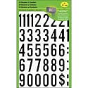 Hy-Ko Packaged Numbers &amp; Letters, DIY Address Number Stickers for Deliveries and Navigation, Self-Adhesive House Decals for Siding, Door, Mailboxes