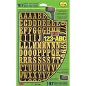 Hy-Ko Packaged Numbers &amp; Letters, DIY Address Number Stickers for Deliveries and Navigation, Self-Adhesive House Decals for Siding, Door, Mailboxes