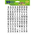 Hy-Ko Packaged Numbers & Letters, DIY Address Number Stickers for Deliveries and Navigation, Self-Adhesive House Decals for Siding, Door, Mailboxes