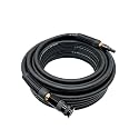 Hybrid Air Hose 1/4-Inch x 50FT,300 PSI Heavy Duty,Lightweight,Kink Resistant,All-Weather Flexibility With 1/4-Inch Swivel Solid Aluminum Quick Coupler and Plug,Black
