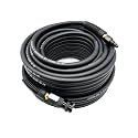 Hybrid Air Hose 1/4-Inch x 100FT,300 PSI Heavy Duty,Lightweight,Kink Resistant,All-Weather Flexibility With 1/4-Inch Swivel Solid Aluminum Quick Coupler and Plug,Black