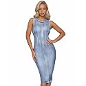Hybrid amp Company Women39s Sleeveless Denim Dress