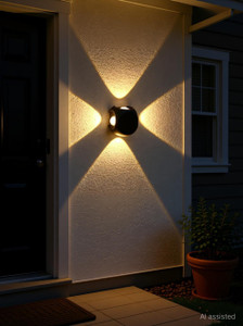 Hybrix LED 4 Way Outdoor Wall Step