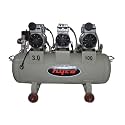 HYCO Industrial Oil Free Air Compressor, 3 HP, 100L Tank, Oil-Free, Triple Motor, 100% Copper Winding