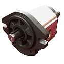 Hydraulic Gear Pump Sizes from 0 to 18 gpm 3625psi SAE A Flange Side Ports CW-Rotation (Shaft: 3/4" diameter keyed, 28cc: 18gpm at max. rpm)