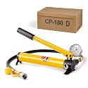 Hydraulic Hand Pump CP-180/CP-700 High Pressure Portable Manual Hydraulic Pump Hydraulic Lifting Cylinder Jack Pump with Pressure Oil Gauge