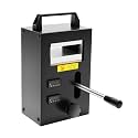 Hydraulic Heat Press Machine with Dual Heating Plates, 400℉ Max Temperature &amp; 2-4T Pressure, 800W Tablet Press Machine with Digital Display for Flower Pressing, Portable Hot Press for DIY, Crafting