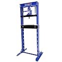 Hydraulic Press, 12 Ton H-Frame Garage Floor Adjustable Shop Press with Stamping Plates to Bend, Straighten, Or Press Parts, Install Bearings &amp; U-Joints