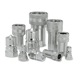 hydraulic quick release coupling - iso 7241 a with bsp threads set containing socket amp plug