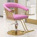 Hydraulic Salon Chair with Adjustable Height, Footrest &amp; 360° Swivel - Ideal for Professional Hairdressing, Beauty Styling &amp; Spa Services
