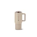 HydroJug Coffee Traveler 20oz Ceramic-Lined Mug with Handle, Dune