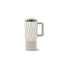 HydroJug Coffee Traveler 20oz Ceramic-Lined Mug with Handle, Latte