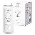 Hydrology Zodiac Water - Libra Blueberry Pitaya - Organically Flavored Social Sparkling Water with unique Vitamins and Minerals tailored to the Libra Zodiac Sign, Astrology Drink for Birthday Gift (4-Pack, Libra - Blueberry P