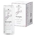 Hydrology Zodiac Water - Scorpio Black Cherry Limeade - Organically Flavored Social Sparkling Water with unique Vitamins and Minerals tailored to the Scorpio Zodiac Sign, Astrology Drink for Birthday Gift (4-Pack, Scorpio - B